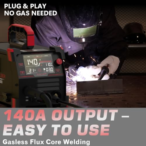 Image of YESWELDER 140A MIG Welder with Lift TIG Torch, 110V Flux Core /Stick /Lift TIG