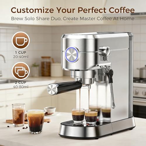 Semi-Automatic Espresso Machine with Wand
