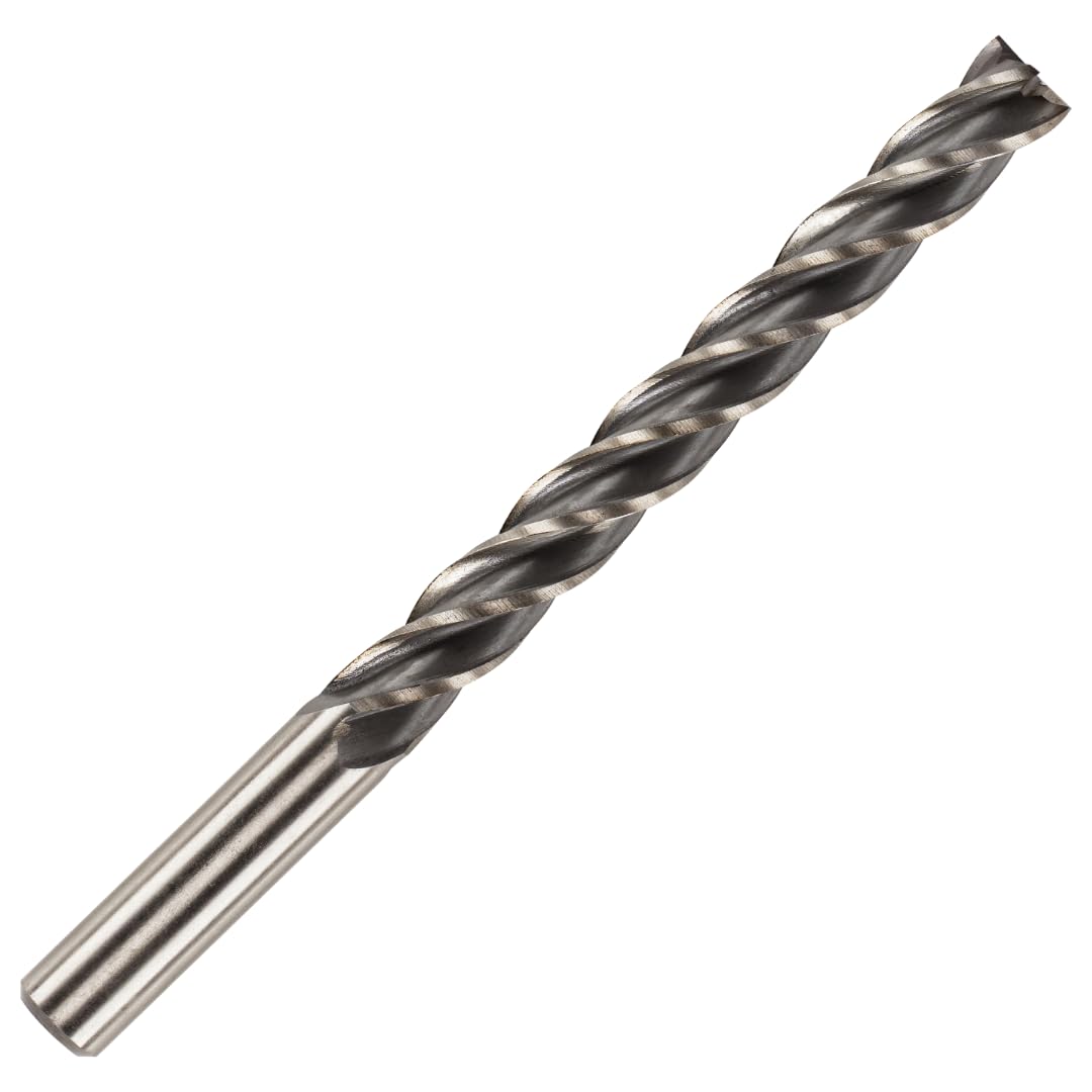 Rennie Tool Company - 10mm x 100mm Flute Foam Cutting HSS Square End Router Cutter – Long Reach CNC Milling Bit for EPS Foam, Polystyrene & Lightweight Materials. 4 Flute Spiral Up Cut Router Bit