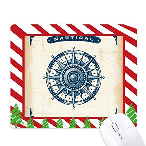 Tapis de souris canne de noël antidérapant résolvant les pertes de contrôle de la souris