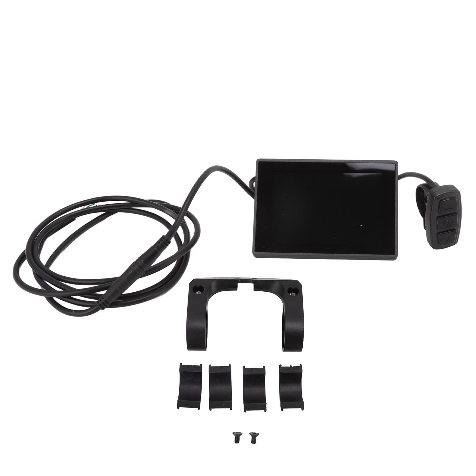 Buachois Pantalla LCD para Bicicleta eléctrica con Conector de 5 Pines