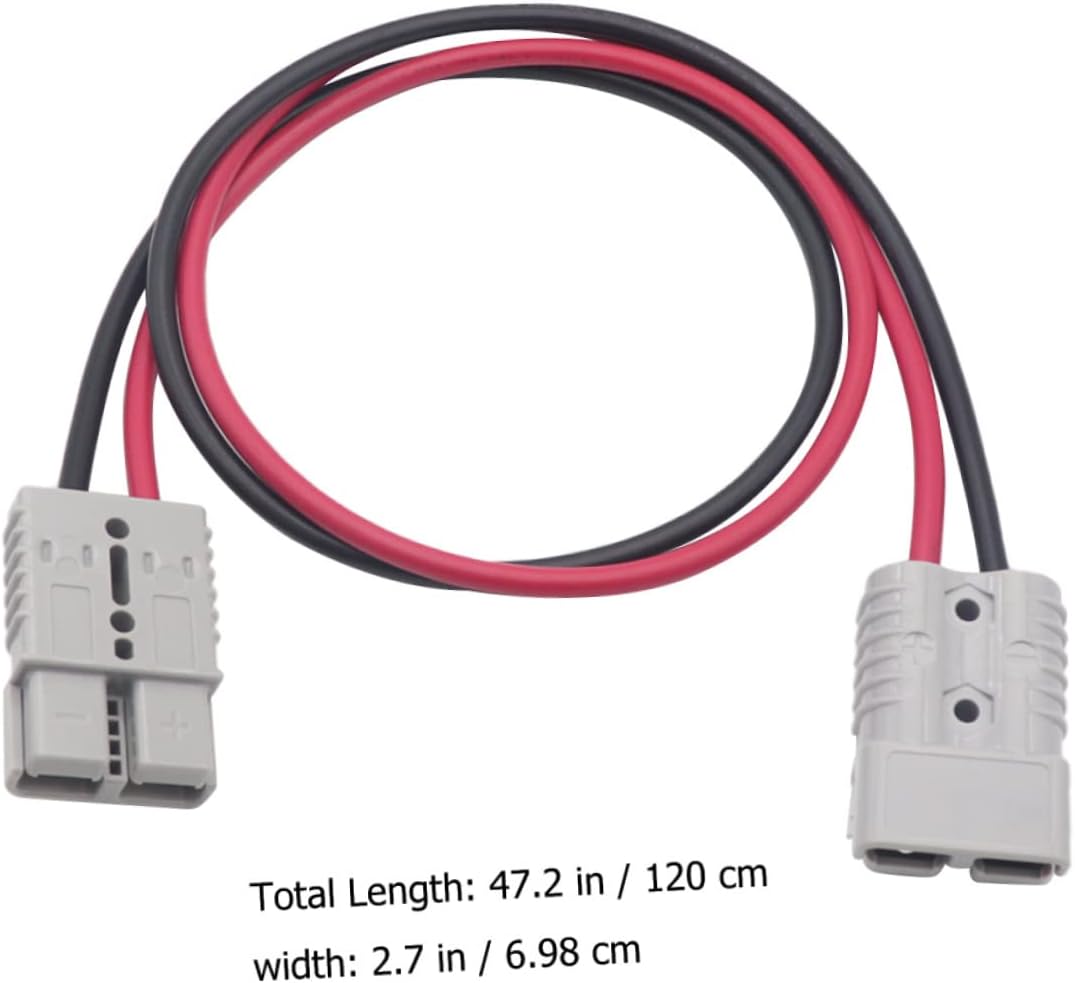 DECHOUS Battery Cable Extension 175a 600v Connector Wire Adapter Cable for Car