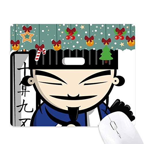 Tapis de souris de jeu anti-dérapant en caoutchouc dessin de Noël grand tapis