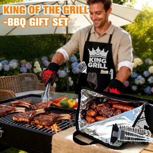 Set de 5 piezas para parrilla con accesorios BBQ miniatura 3