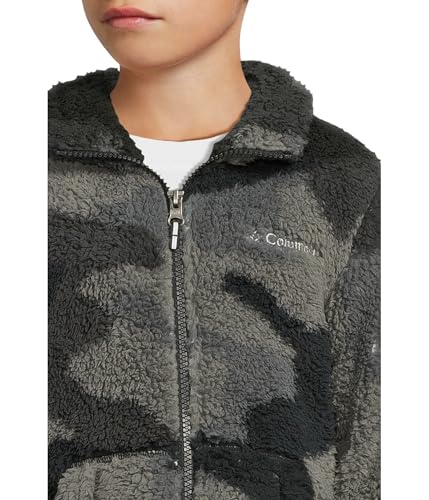 Image of Columbia Kids Rugged Ridge II Printed Sherpa Full Zip (Little Kid /Big Kid)