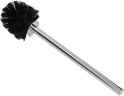 Miniatura 7 de Escobilla y soporte para inodoro, paquete de 2 cepillos y soporte de acero inoxidable, cepillo limpiador de inodoro para baño, limpiador de inodoro