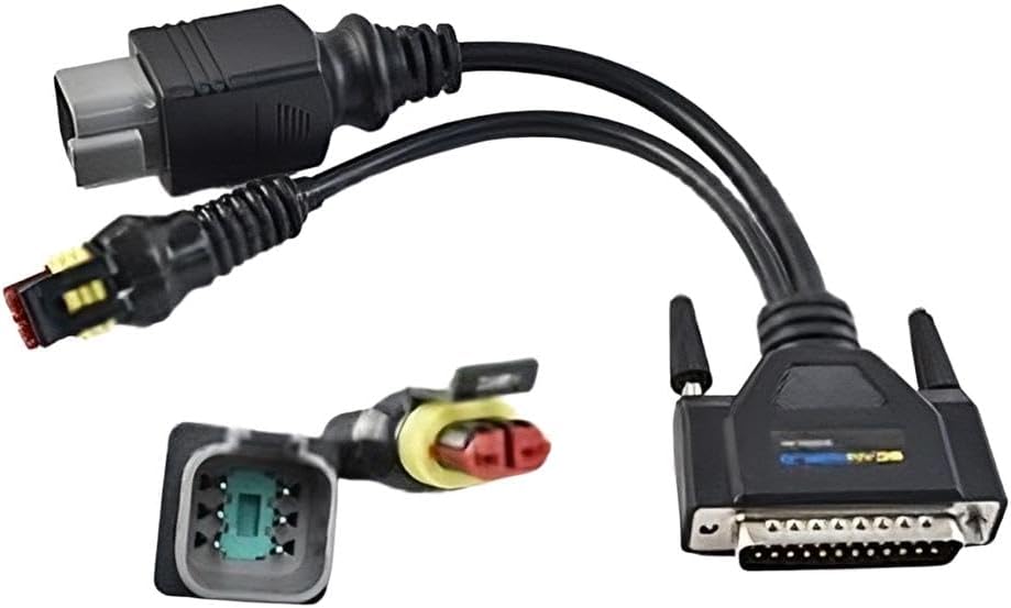 Rareelectrical Diagnostic Cable Compatible with Can-Am Sea-Doo 4-Tec Di Brp Spyder Ids2 ATV Utv PWC Outlander Renegade Commander Maverick GTX RXT 4-Stroke 1015-210 Scanworld Vehicle-to-Ids2 D-Sub