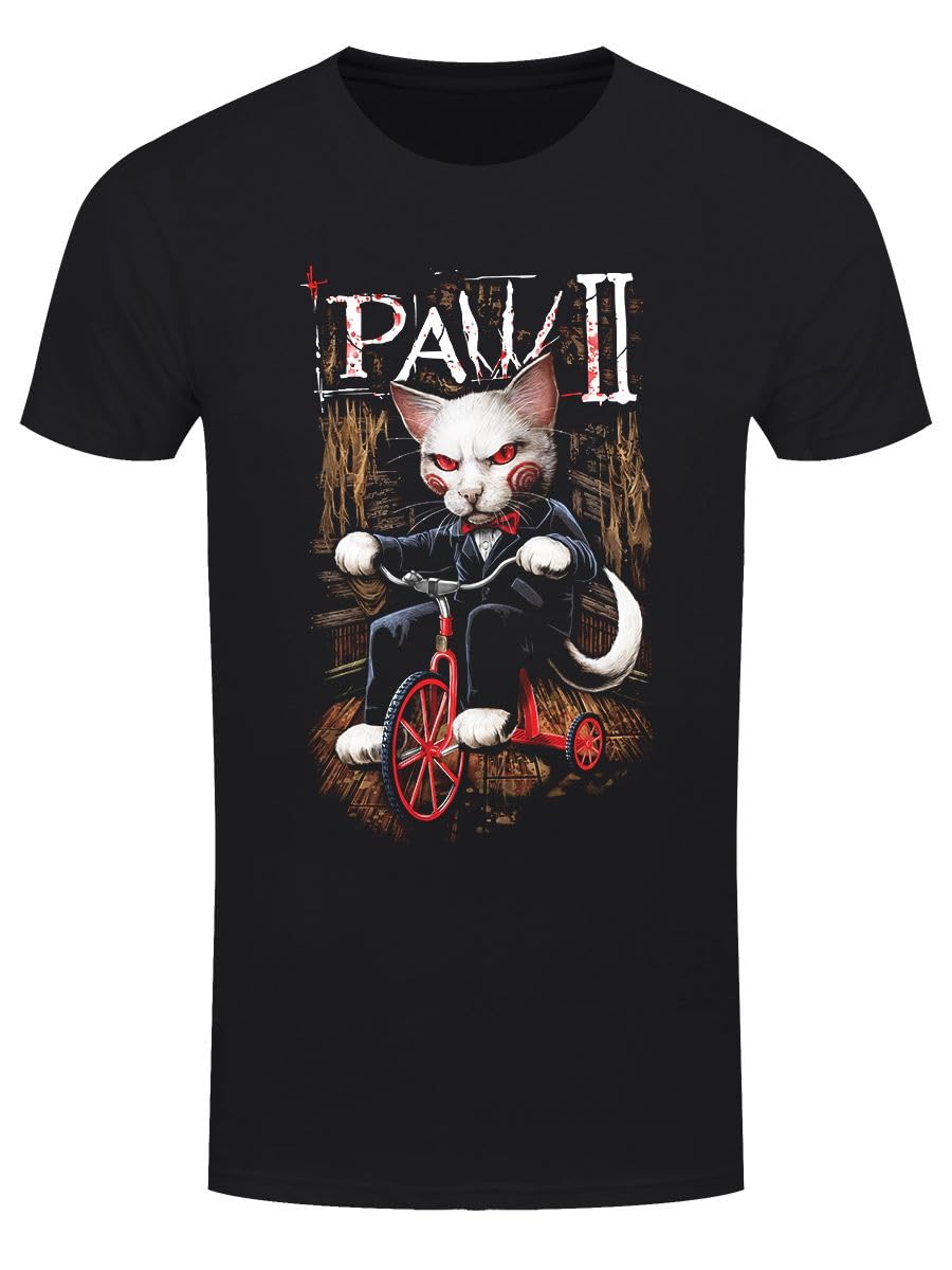 Grindstore Horror Cats Paw 2 Men's Black T-Shirt