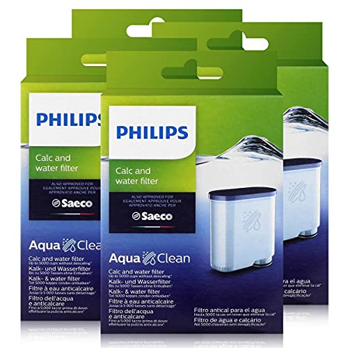 Saeco, Cartucce filtranti AquaClean anticalcare, 4 pezzi