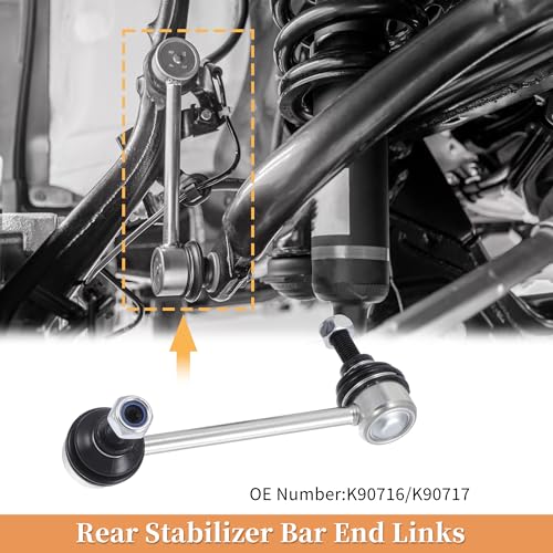 X Autohaux A24012900UX1385 2Pcs Rear Sway Bar Links Stabilizer Link Kit For Honda Pilot 2003-2008 thumb #2