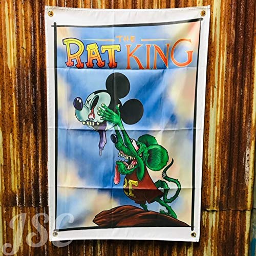 希少　レア　ウッドボード看板　　ミッキー看板　アメリカンヴィンテージ Amazon.co.jp: ラットフィンク ミッキー バナー ライオンキング