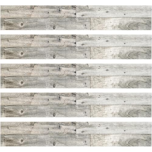 Décor Mural Amovible Cuisine et Sol Pvc Gris Anti-tache pour Rénovation Rapide