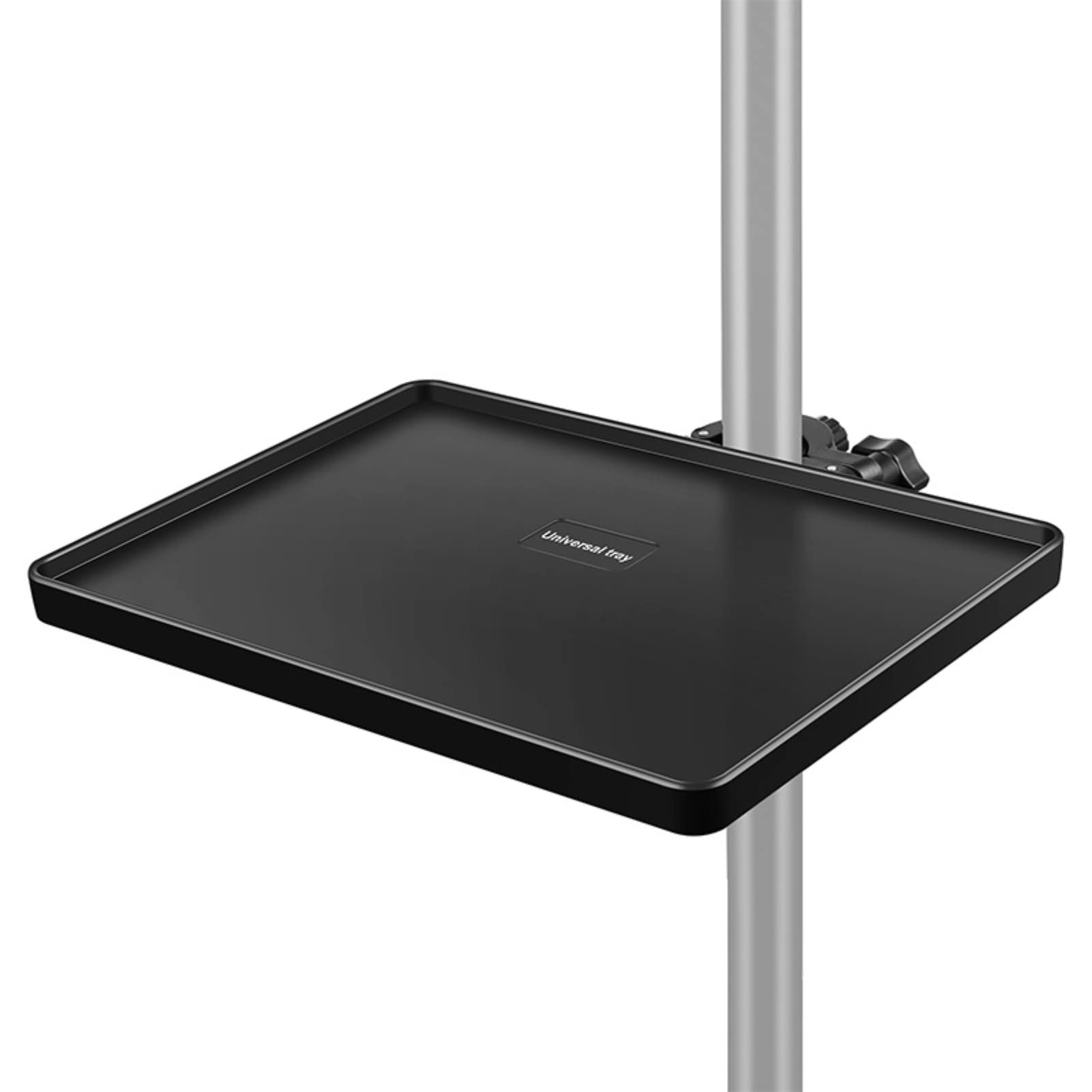 Yunseity Supporto per Microfono, Supporto Microfono da 6,5 ​​x 8,7 Pollici su Supporto per Vassoio Rack, Accessori per Leggio per Microfono, Scheda Audio, Telefono Cellulare