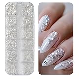 Versátiles: además del arte de las uñas, estas decoraciones también son adecuadas para accesorios de uñas, horquillas DIY, moda nupcial, fundas para móviles y artículos hechos a mano.
