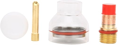 Miniatura 7 de TIG - Vaso de vidrio para antorcha, accesorios de antorcha de soldadura, lente de gas TIG, resistencia a la corrosión, fuerte estabilidad,