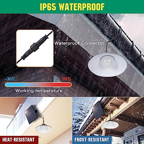 Lámpara de techo solar impermeable IP65 Aigostar con batería de gran capacidad 6