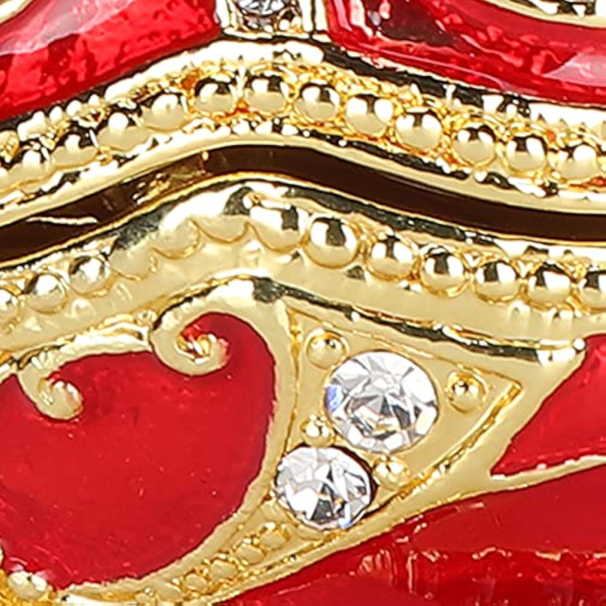 Jewelry Trinket Box, Shiny Egg Decoration