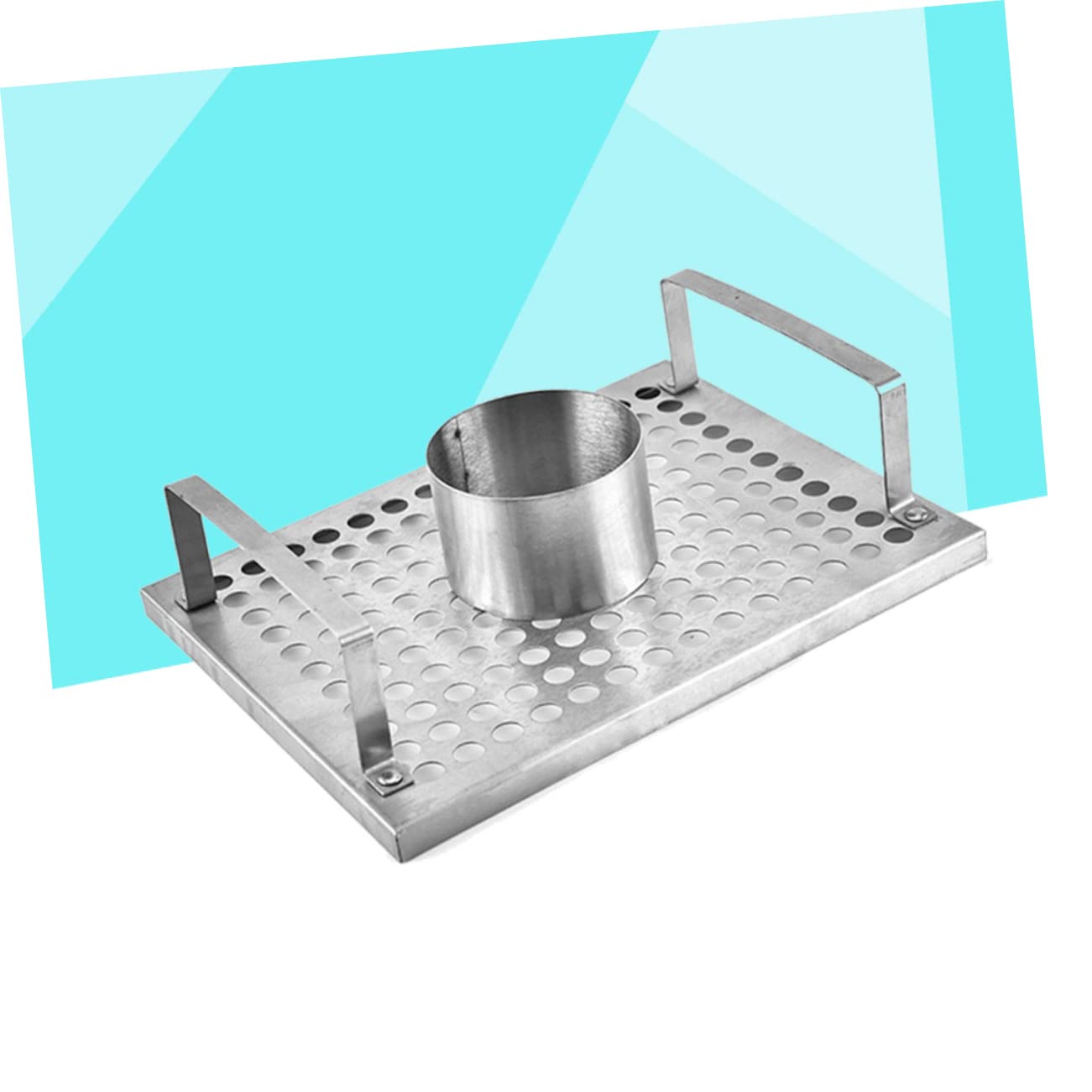mata do grillowania, Ruszt do pieczenia Stal nierdzewna Srebrny 22,3x17,3x6,3cm