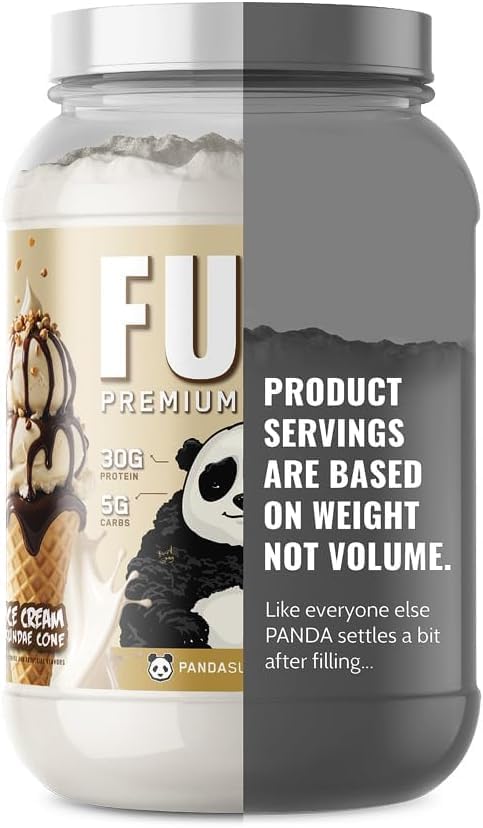 Miniatura 3 de Underground Bio Labs Panda Fuel Polvo Premium de Proteína de Suero, Colágeno Hidrolizado, Caseína, Probióticos, Enzimas, Apto para Keto, Liberación