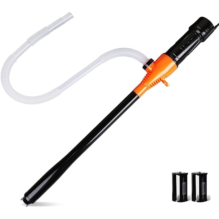 Buy HORUSDY Portable Power Battery Fuel Pump, Battery Transfer Pumps Up