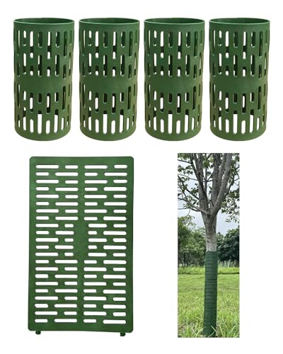 Tree Trunk Protectors Tree Bark Protectors - 4Pcs Small Tree Trunk Protector Guard Breathable Tree Protectors for Wildlife Protection