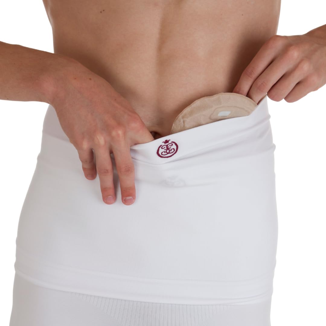 Comfizz Fascia di supporto per stomia o post-chirurgia per uomini e donne, profondità 25,4 cm, supporto leggero livello 1