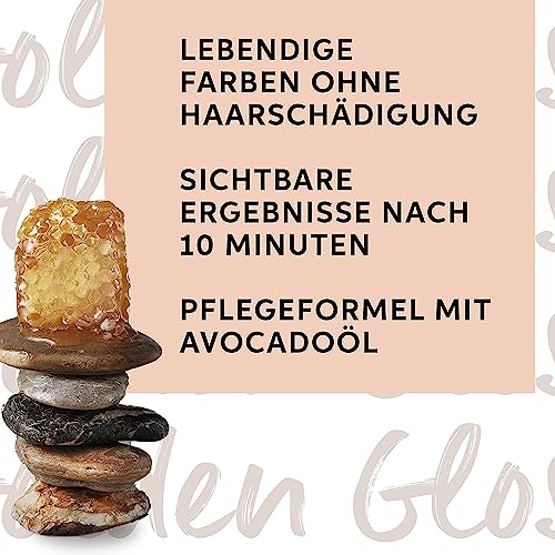 Foto von Wella Professionals Color Fresh Mask Golden Gloss – Haarkur zum Beleben und Verändern der Haarfarbe – pflegende Tönung mit Avocadoöl – für mittelblondes bis helles Haar – 150 ml