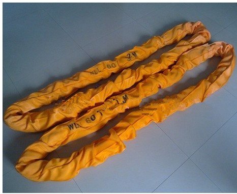 GOWE 100TX1M-15M6:1 High tensile Endless Soft Round Sling Industrial Grade Lifting Sling Polyester Fiber Strap Tree Glass auto Length:7M