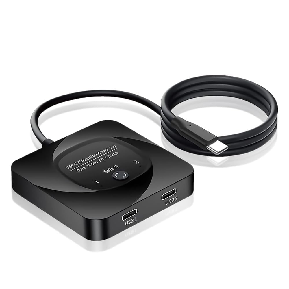 ETZIN USB C Switch,2 in 1 Output Bi Direction USB C Switch,8K at 60Hz USB Switcher Adapter,Plug and Play Switch Splitter,10Gbps Data Transfer/ 100W Fast Charging,for Switching Between Multiple Devices (B0CPLWDDSY) Amazon Price History, Amazon Price Tracker