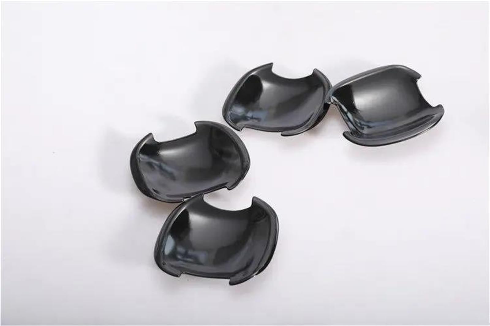 PIWINE Handle Sticker for KIA for Rio 3 for Rio3 K2 2011-2016 Car Door Handle Cover Decor Trim Stickers Styling Accessories(Black Bowl)