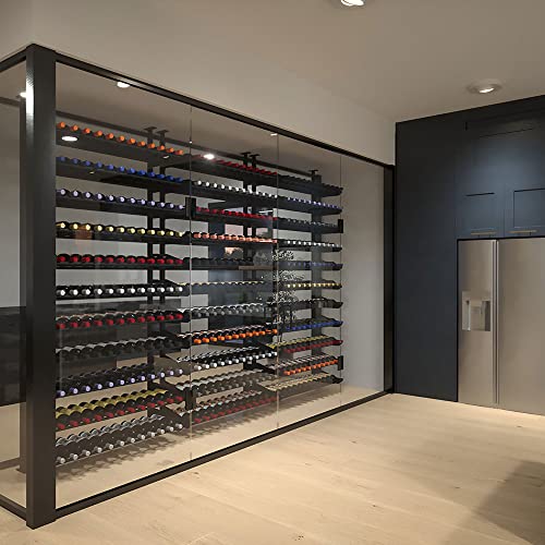 Soporte modular para vinos, capacidad 121 botellas, negro miniatura 6