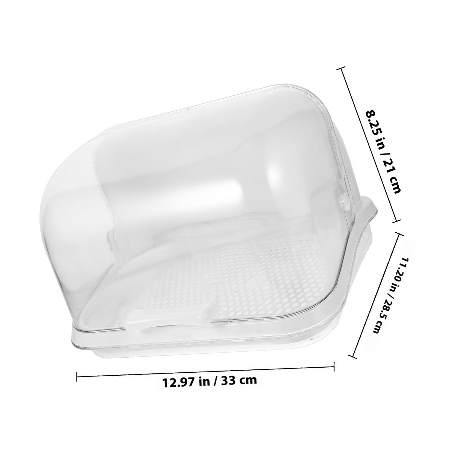 Babyflaschen Aufbewahrungsbox mit Staubschutzdeckel aus Pp für Sichere Lagerung und Abtropfen von Milchflaschen für Babys und Küchenaufbewahrung