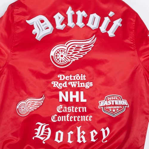 Image of Pro Standard Mens NHL Old English Satin Jacket