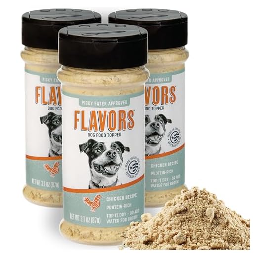 BEAUMONT BASICS Flavors Dog Food Topper, Freeze-Dried, Grain-Free, (3 Pack), 3.1 oz - Chicken Recipe