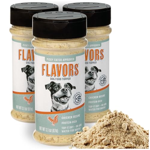 Image of BEAUMONT BASICS Flavors Dog Food Topper, Freeze-Dried, Grain-Free, (3 Pack), 3.1 oz - Chicken Recipe