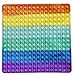 Produktbild AILIEEE Fidget Toy Pop It 300mm Lager Push Große Größe Zappeln Sensorisches Spielzeug Autismus Stressabbau Spielzeug Pop Pop Bubble Fidget Sensory Toys (Mehrfarbig)