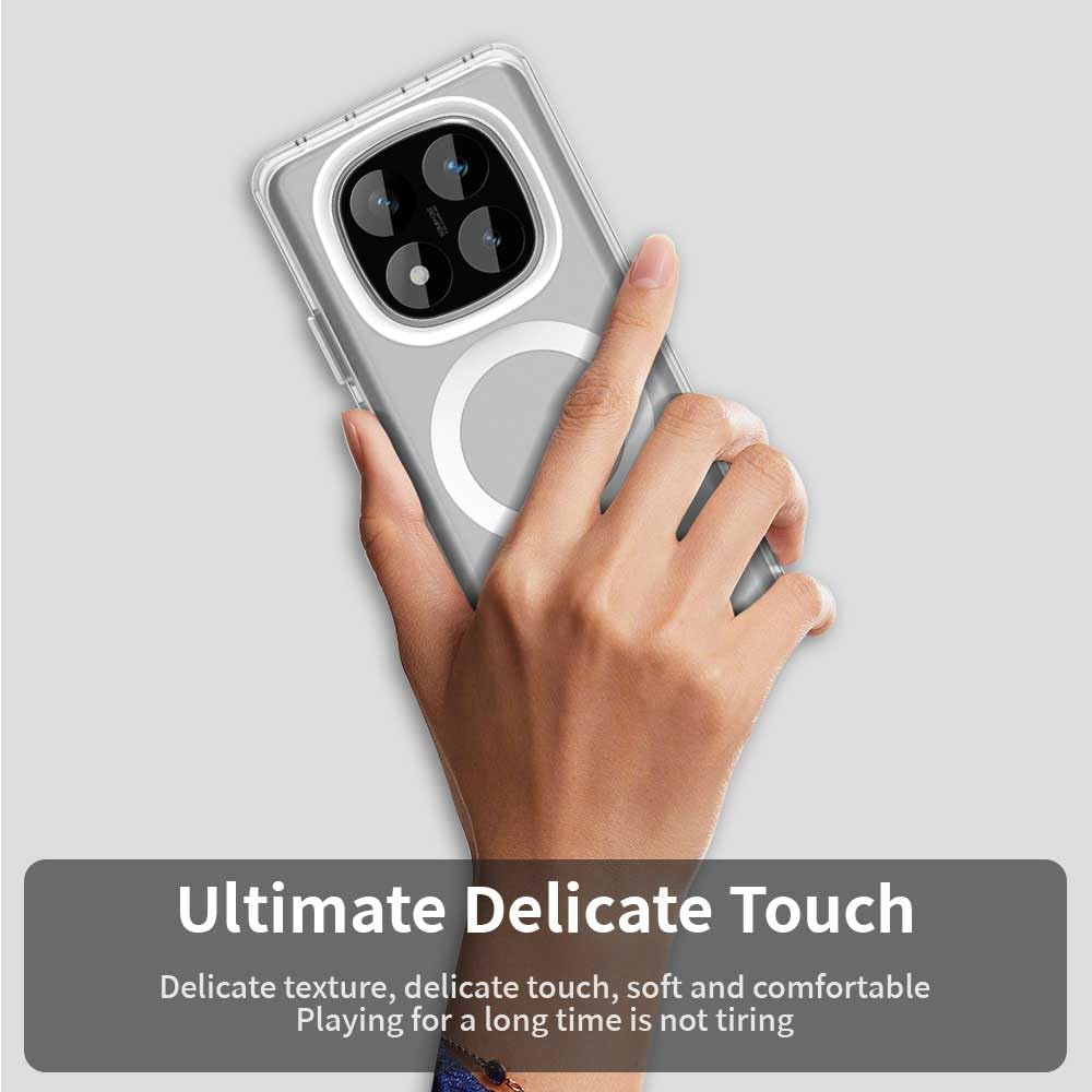 HAOYE Hülle Für Xiaomi Redmi Note 14 4G – Magsafe-kompatibel, Matt, Stoßfest, TPU+PC
