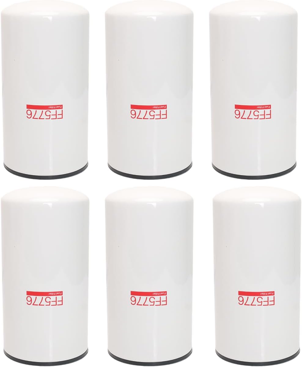 ( incomplete) FF5776 Fuel Filter, Compatible With Cummins Engines ISX15 2010 ISX 15L and 16L, Compatible With Cummins Engines 2010 ISX 11.9L QSX #OE FF5776 2864993 2893612 3685306 4331007(set of 6)