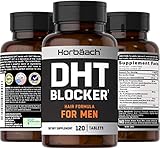 DHT Blocker | 120 Tablets | Supplement for Men | Non-GMO and Gluten Free Hair Formula Blend | by Horbaach