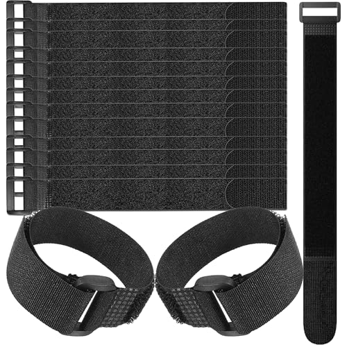 Câble en nylon sangles de serrage pour regrouper les fils emmêlés noirs 30 cm