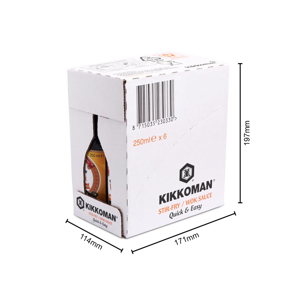 Kikkoman Salsa Wok 6X250 Ml. - 1500 g