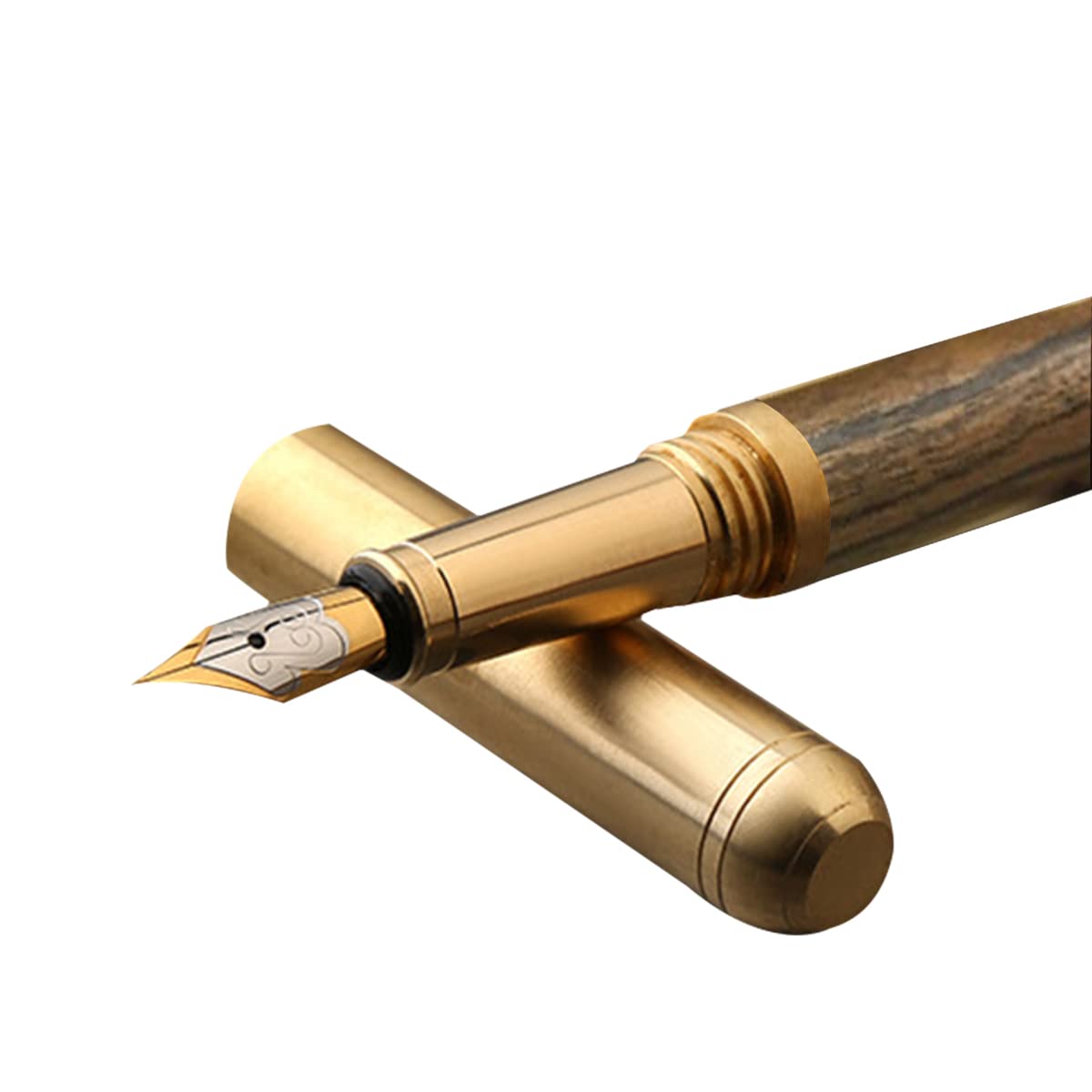 Amazon | PORRASSO 万年筆 インク吸入器 木軸万年筆 木製の万年筆