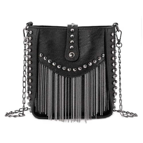 Naimo Womens Leather Shoulder Bag Large Tote Handbang Elegant Hobo Bag Vintage Purse