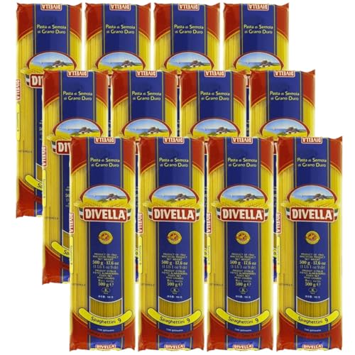 12�Z�b�g �f�B���F�b�� No.9 �X�p�Q�b�e�B�[�j 1.55mm 500g �C�^���A�Y �f���������� �Z�����i �p�X�^ ���� �����O�p�X�^ �{�� DIVELLA �l�C 500g �Ɩ��p ���~ �ۑ��H �r�[�K�� ���N �w���V�[ �{�i