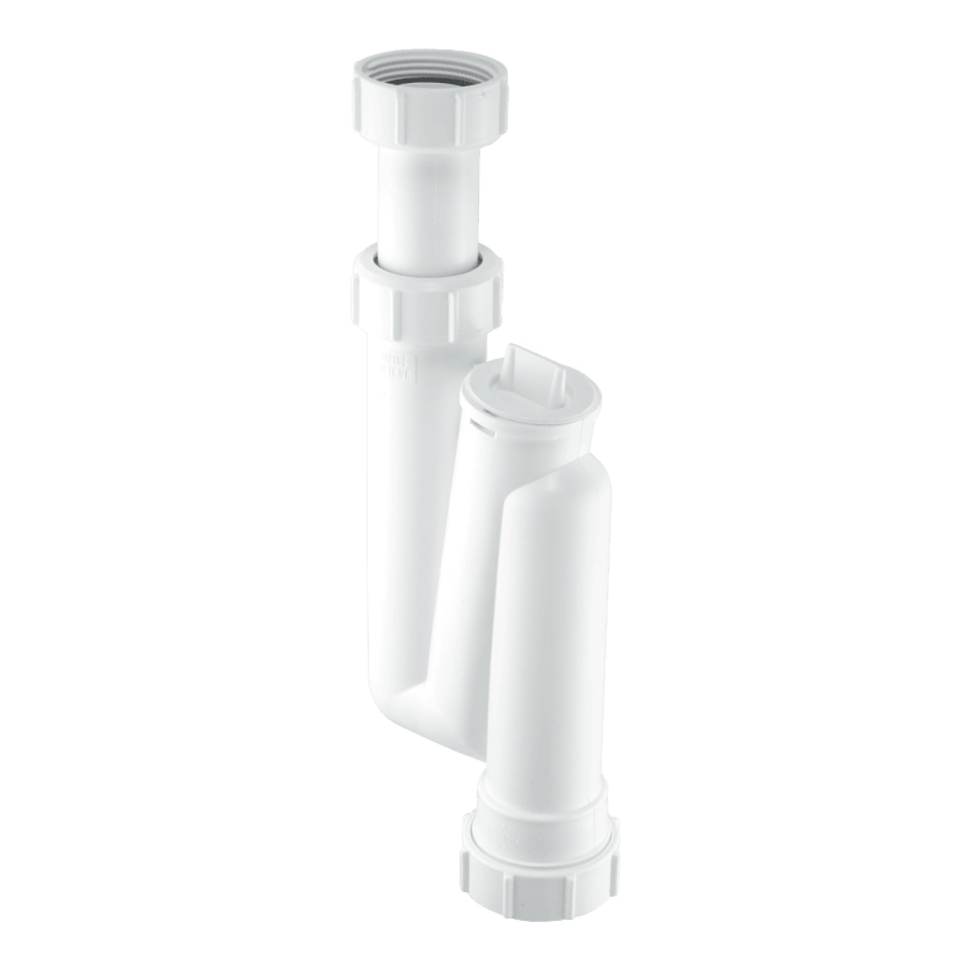 Mcalpine Universal Outlet 75mm Water Seal Adjustable Inlet Offset Basin Trap from B&Q