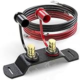 MZS X3 Battery Jump Post, Remote Charging Jumper Terminals Relocation Kit Compatible Maverick X3 with Cable and Mounting Bracket