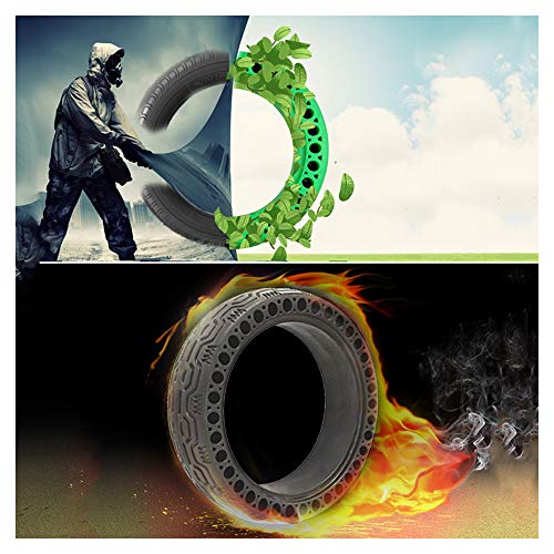 Xialiuxia Puncture-Resistan Electric Scooter Tires, 6.5X1.85 Air-Free Honeycomb Tires, Explosion-Proof Solid Tires, Wear-Resistant Non-Slip Maintenance-Free 6.5-Inch Balanced Car Tires,2Pcs #TOP1