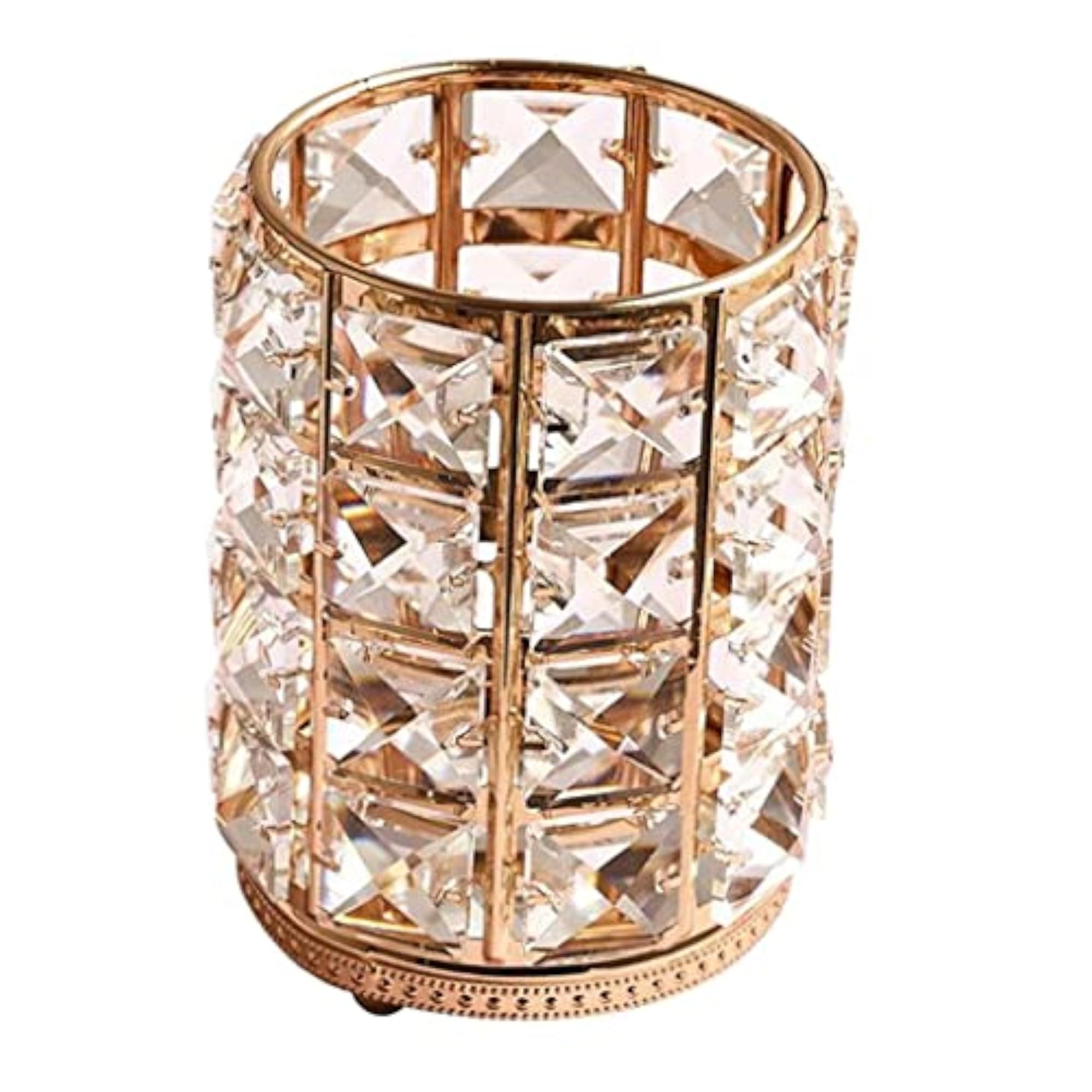 2x Crystal Makeup Brush Holder Pencil Collection Organizer