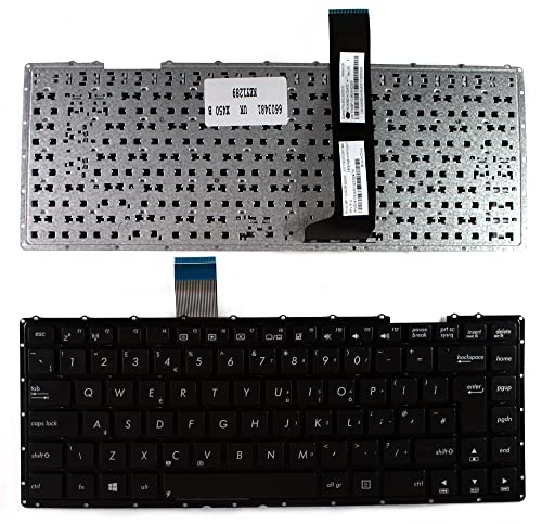 Clavier pour Ordinateur Portable compatible ASUS 0KNB0-4109UK00 touches QWERTY UK PC de rechange