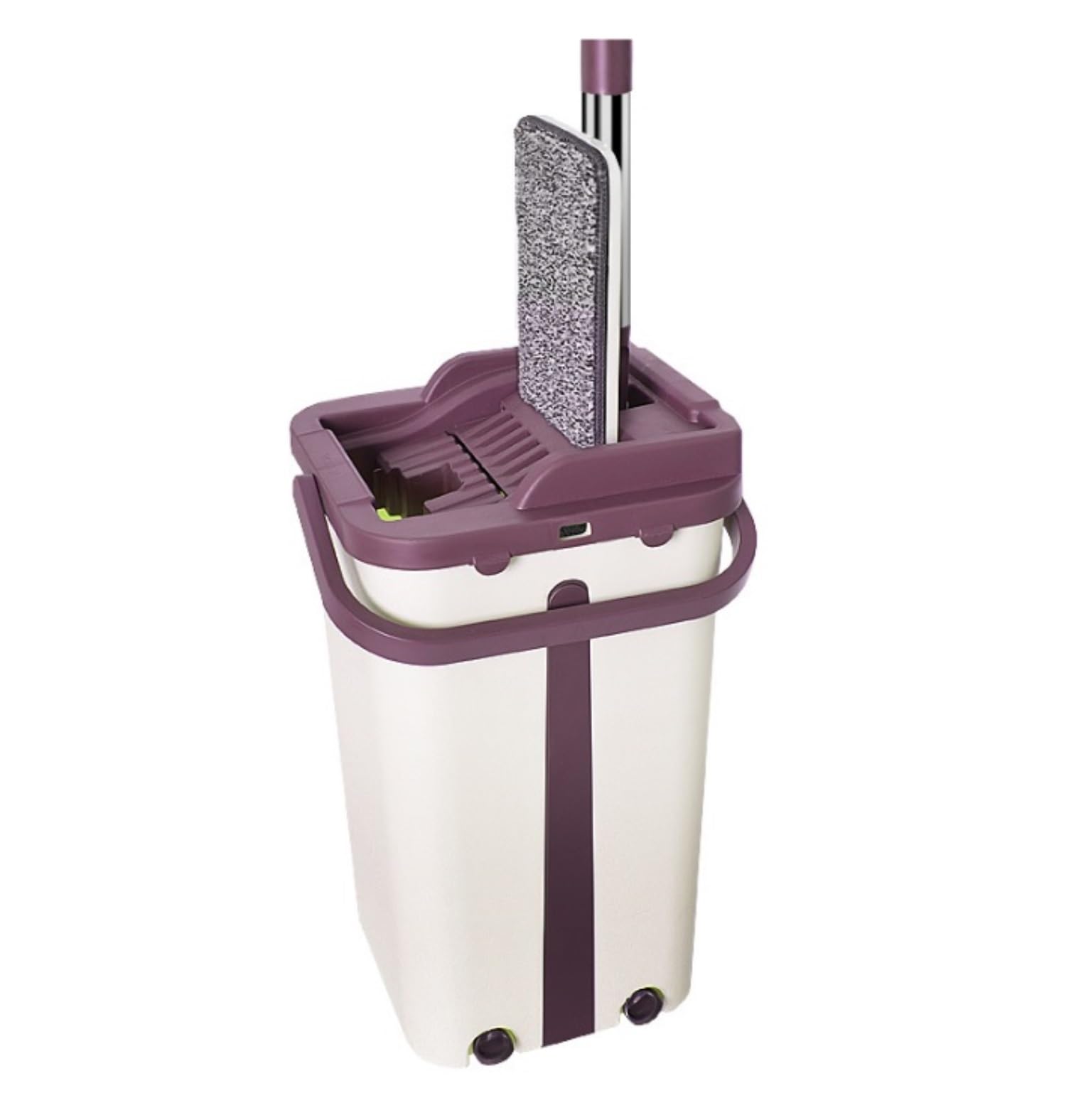 Mopas de Limpieza Suelos Cocina Cubo De Fregona Plana Acero Inoxidable para Secar Trapeador Que No Se Lava A Mano Rotatorio Automático Humidificador Fregonas De Limpiezas
